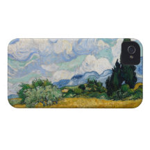 Wheat Field with Cypresses Barely There™ iPhone 4 Case-Mate iPhone 4 Case