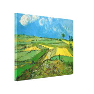 Wheat Fields at Auvers Under Clouded Sky, Vincent Stretched Canvas Prints