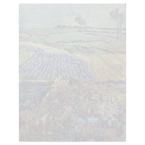 Wheat Fields Near Auvers By Vincent Van Gogh Letterhead