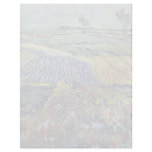Wheat Fields Near Auvers By Vincent Van Gogh Letterhead