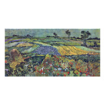 Wheat Fields Near Auvers By Vincent Van Gogh Photo Card