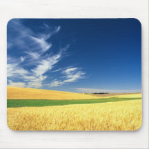 Wheat harvest on the Palouse in Eastern Mousepad