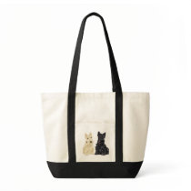 Wheaten and Black Scottish Terriers Bag
