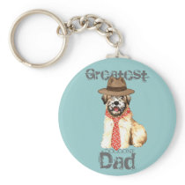 Wheaten Dad Key Chain