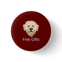 Wheaten Pin buttons by freegifts Wheaten Pin buttons