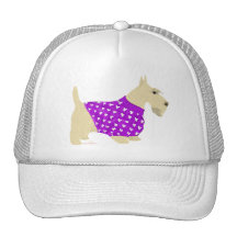 Wheaten Scottish Terrier Sweater Mesh Hat