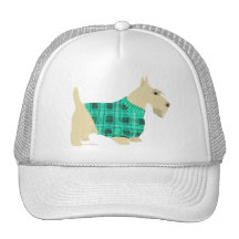 Wheaten Scottish Terrier Sweater Trucker Hats