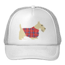 Wheaten Scottish Terrier Sweater Trucker Hats