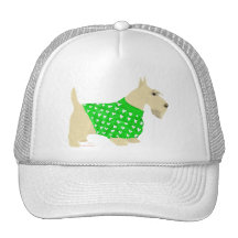 Wheaten Scottish Terrier Sweater Trucker Hats