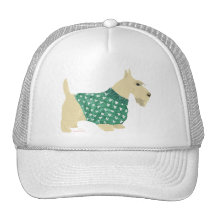 Wheaten Scottish Terrier Sweater Trucker Hats