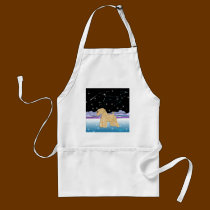 WHEATEN TERRIER:  AUSPICIOUS SIGN aprons