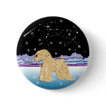 WHEATEN TERRIER:  AUSPICIOUS SIGN buttons