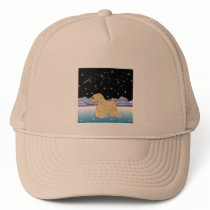 WHEATEN TERRIER:  AUSPICIOUS SIGN MESH HATS