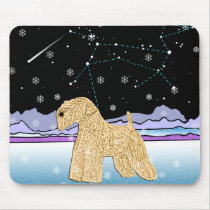 WHEATEN TERRIER:  AUSPICIOUS SIGN MOUSE MATS