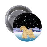 WHEATEN TERRIER:  AUSPICIOUS SIGN PINS
