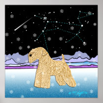 WHEATEN TERRIER:  AUSPICIOUS SIGN POSTERS