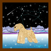 WHEATEN TERRIER:  AUSPICIOUS SIGN posters