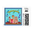 Wheaten Terrier: "Congratulations" postage