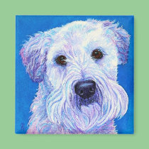 Wheaten Terrier Magnet - "Bailey" magnets