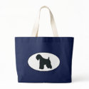 Wheaten Terrier Silhouette bags by dogwiregifts Wheaten Terrier Silhouette bags