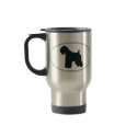 Wheaten Terrier Silhouette mugs by dogwiregifts Wheaten Terrier Silhouette mugs