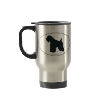 Wheaten Terrier Silhouette mugs by dogwiregifts Wheaten Terrier Silhouette mugs