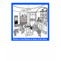 Wheaten Terrier: Studs at The Stove t-shirts by wheatenterrier Wheaten Terrier: Studs at The Stove t-shirts