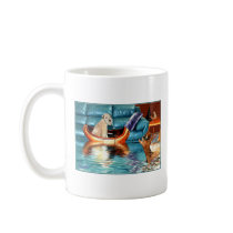 WHEATEN TERRIER: WALKING ON WATER mugs