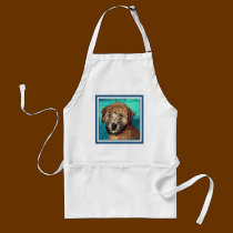 WHEATEN TERRIER: WET PUPPY aprons