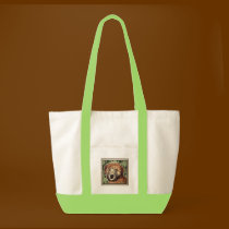 WHEATEN TERRIER: WET PUPPY (Green Bkgd) bags