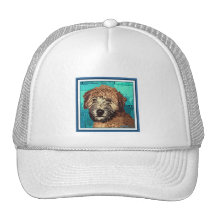 WHEATEN TERRIER: WET PUPPY TRUCKER HAT