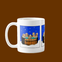 WHEATEN TERRIERS IN HOT TUB mugs