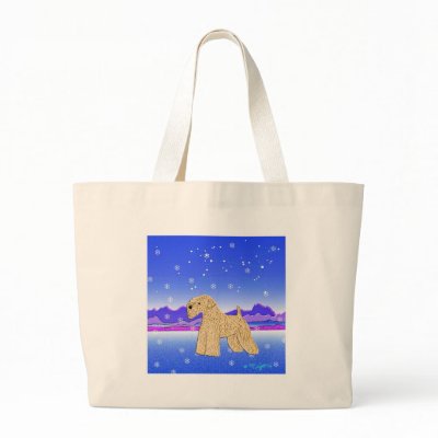 WHEATEN WONDERLAND CANVAS BAG by wheatenterrier