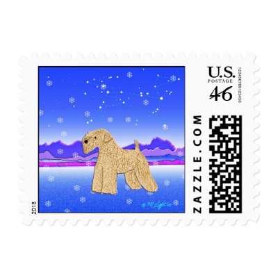 Wheaten Wonderland - Customized Stamp by Aquavel
