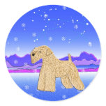 WHEATEN WONDERLAND ROUND STICKER