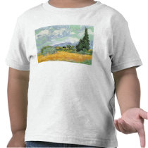 Wheatfield with Cypresses, 1889 T Shirts