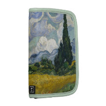 Wheatfield with Cypresses Folio Planner