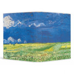 Wheatfields Under a Clouded Sky 3 Ring Binders