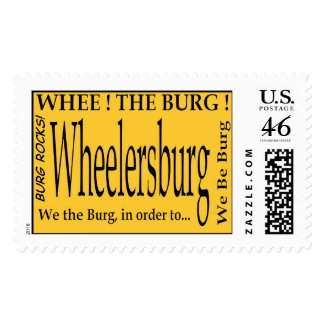 Whee The Burg stamp