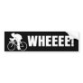 WHEEE Bicycle Bumper Sticker