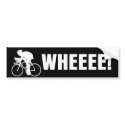 WHEEE Bicycle bumper stickers