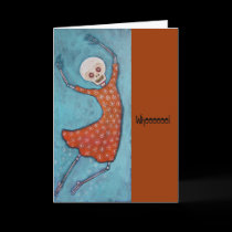 Wheeeeee! Vertical Halloween Card cards