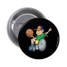 Wheel Chair Basketball Buttons