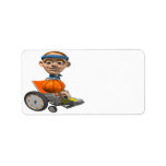 Wheel Chair Basketball Custom Address Labels