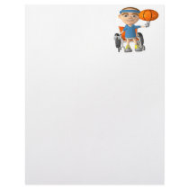 Wheel Chair Basketball Custom Letterhead