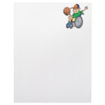 Wheel Chair Basketball Letterhead