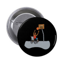 Wheel Chair Basketball Pin