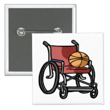Wheel Chair Basketball Pins