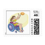 Wheel Chair Basketball Postage