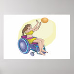 Wheel Chair Basketball Print